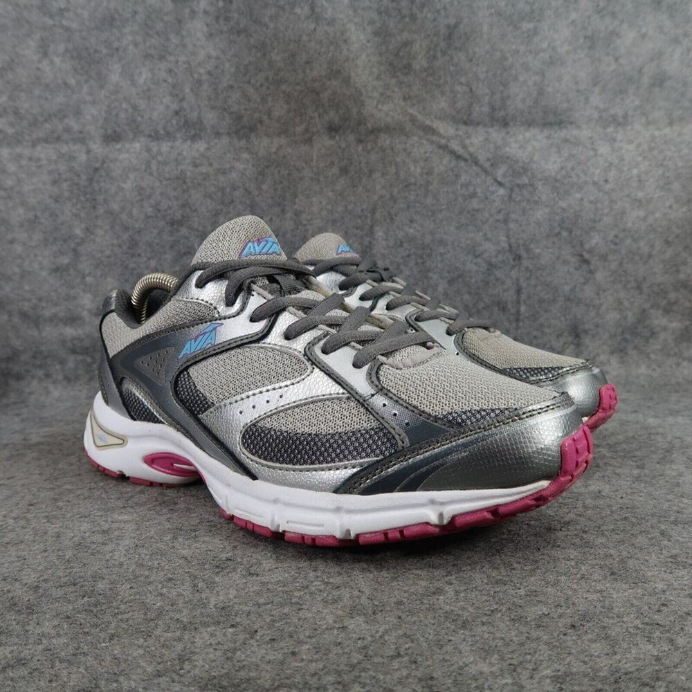 Avia Shoes Womens 9 Athletic Trainers Running Walking Active Avi Execute Grey